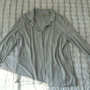 Anthropologie/ Bordeaux Knit Striped Blazer